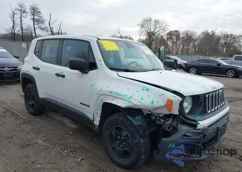 2018 Jeep Renegade Sport 4X4 из США, поврежденный, VIN ZACCJBAB0JPH44652